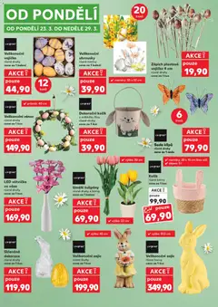 Náhled letáku Zápich plastové vajíčko 4 cm, různé druhy cena za 1 kus od 18.03.2026 | Strana: 8 | Produkty: Vajíčka, Tulipány, Barvy, LED