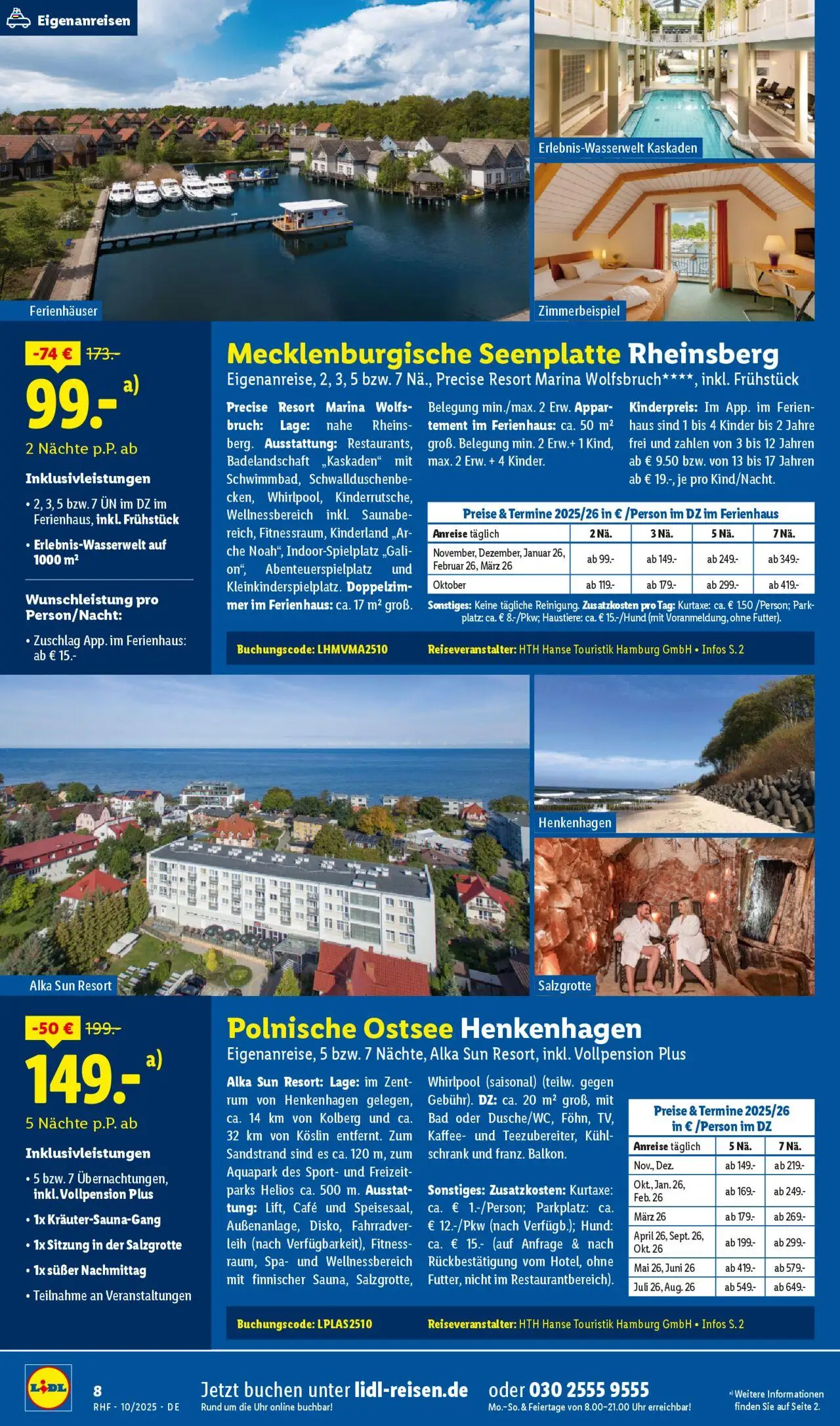 Lidl Reisen Prospekt 	 – gültig ab 26.09.2025 | Seite: 8 | Produkte: Schrank, Rum, Bad, Uhr
