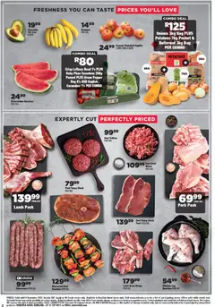 OK Foods specials catalogue – valid from 24.10.2025 | Page: 2 | Products: Pork, Beef, Avocados, Onions