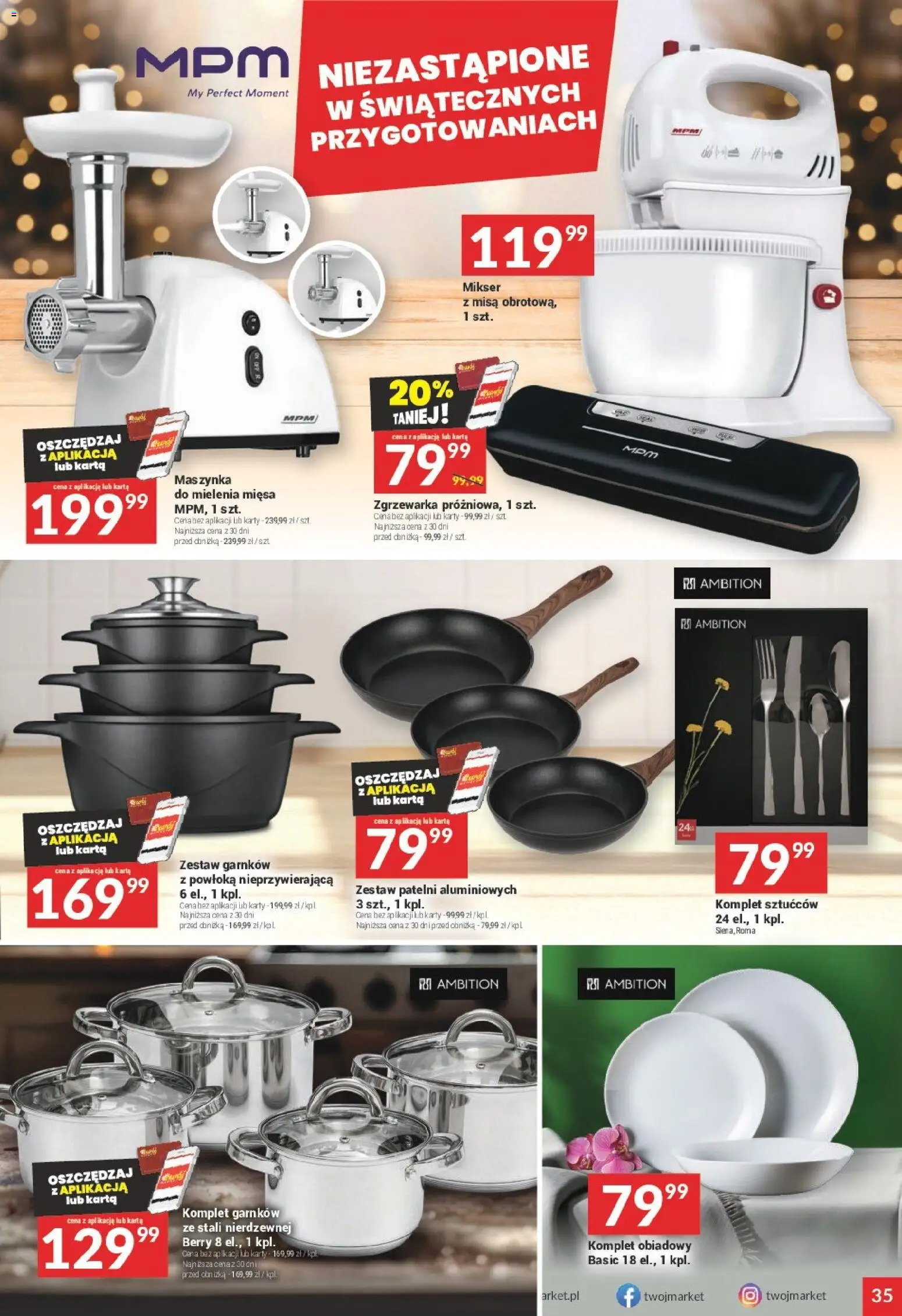 Twój Market Gazetka od 19.11.2025 | Strona: 35 | Produkty: Karta, Mikser