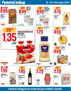Eurospin katalog akcije – veljaven od 12.02.2026 | Stran: 8 | Izdelki: Pašteta, Paradiznik, Majoneza, Poper