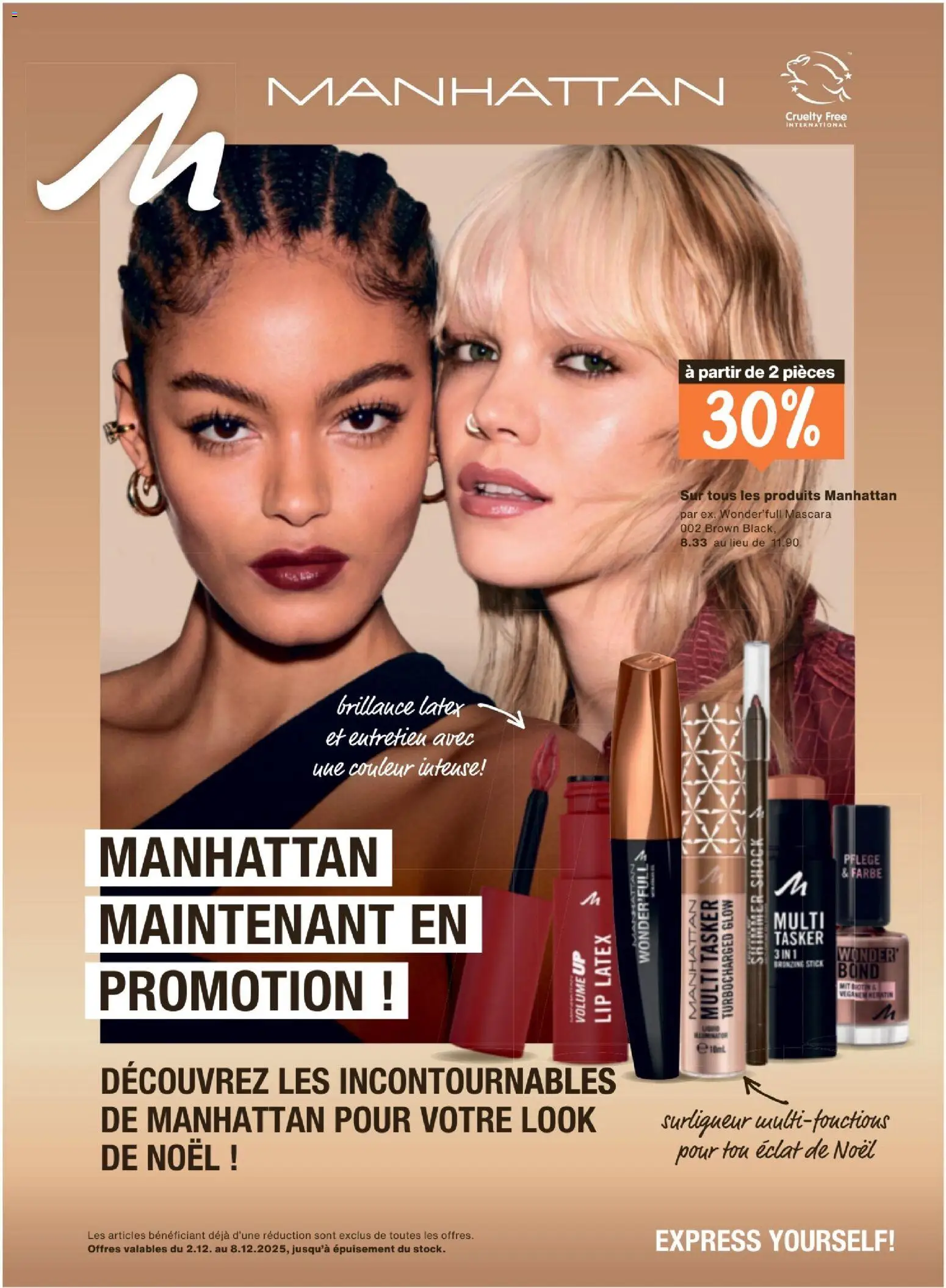 Migros Magazine FR – gültig ab 02.12.2025 | Seite: 56 | Produkte: Bronzer, Eyeliner, Mascara