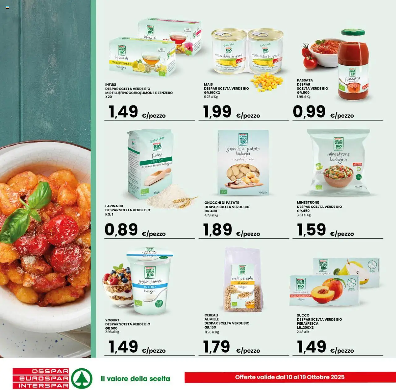 Volantino Interspar del 10.10.2025 | Pagina: 11 | Prodotti: Minestrone, Cereali, Patate, Mais
