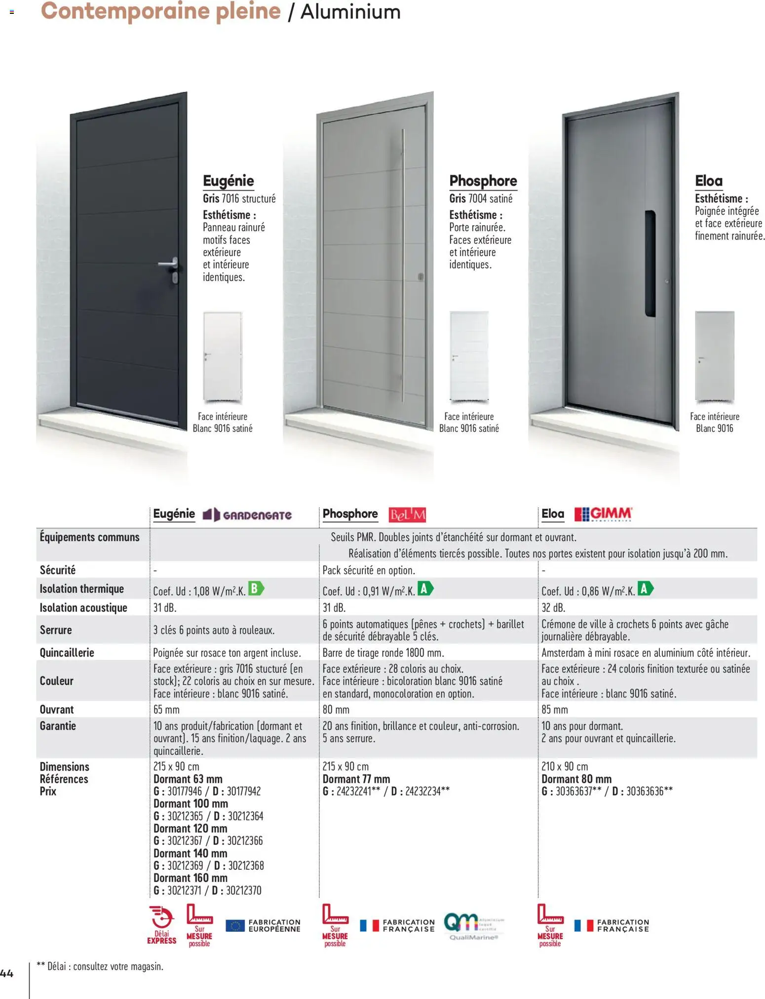 {H1} | Page: 44 | Produits: Porte, Portes