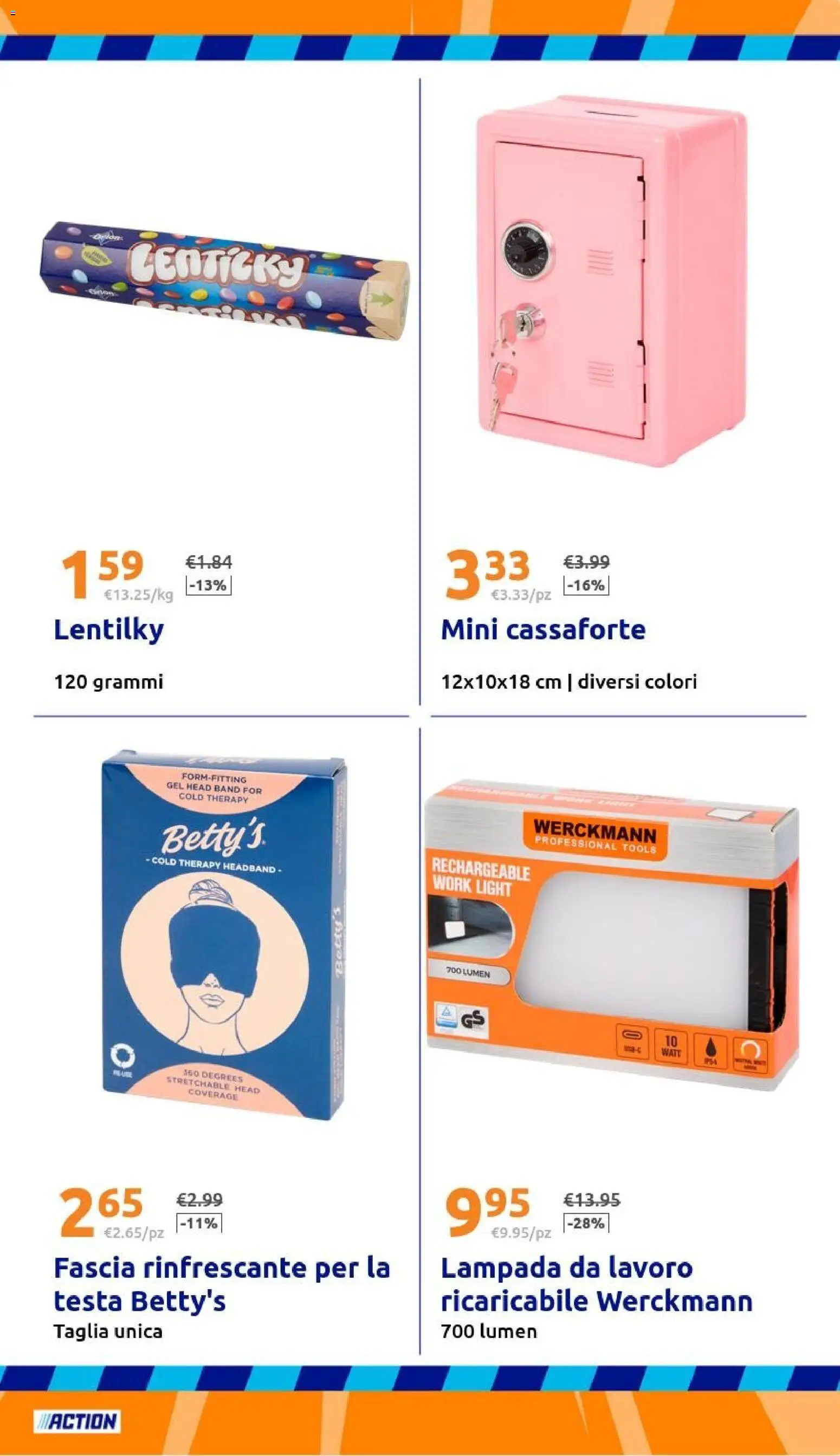 Volantino Action del 14.01.2026 | Pagina: 29 | Prodotti: Cassaforte, Lampada