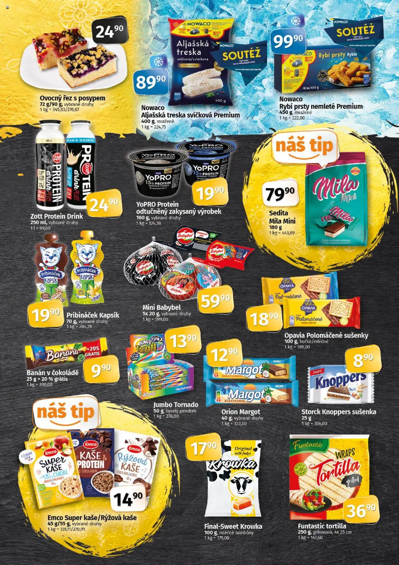 Coop leták - Tip Extra od 17.09.2025 | Strana: 3 | Produkty: Knoppers, Babybel, Kaše, Mila