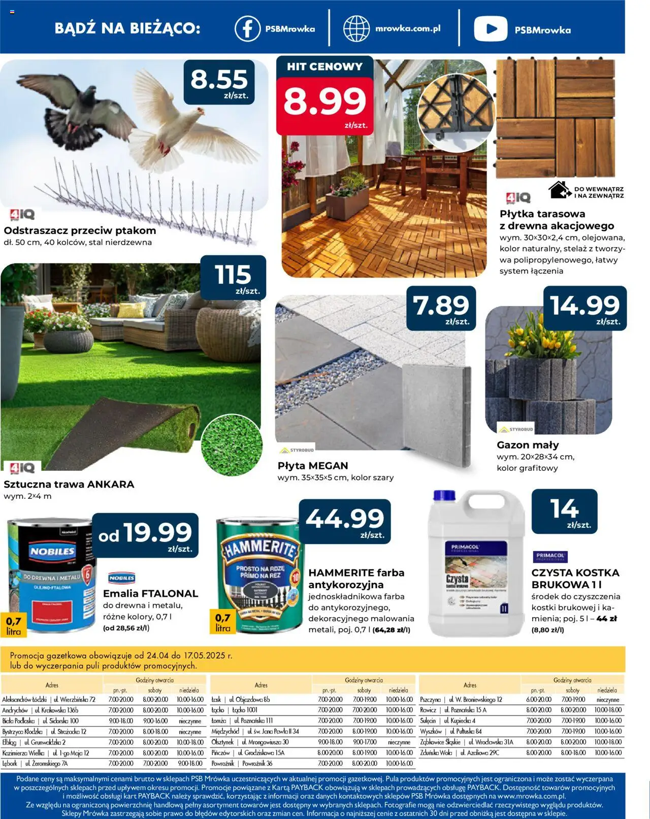 Mrówka Gazetka - Elbląg od 24.04.2025 | Strona: 12 | Produkty: Karta