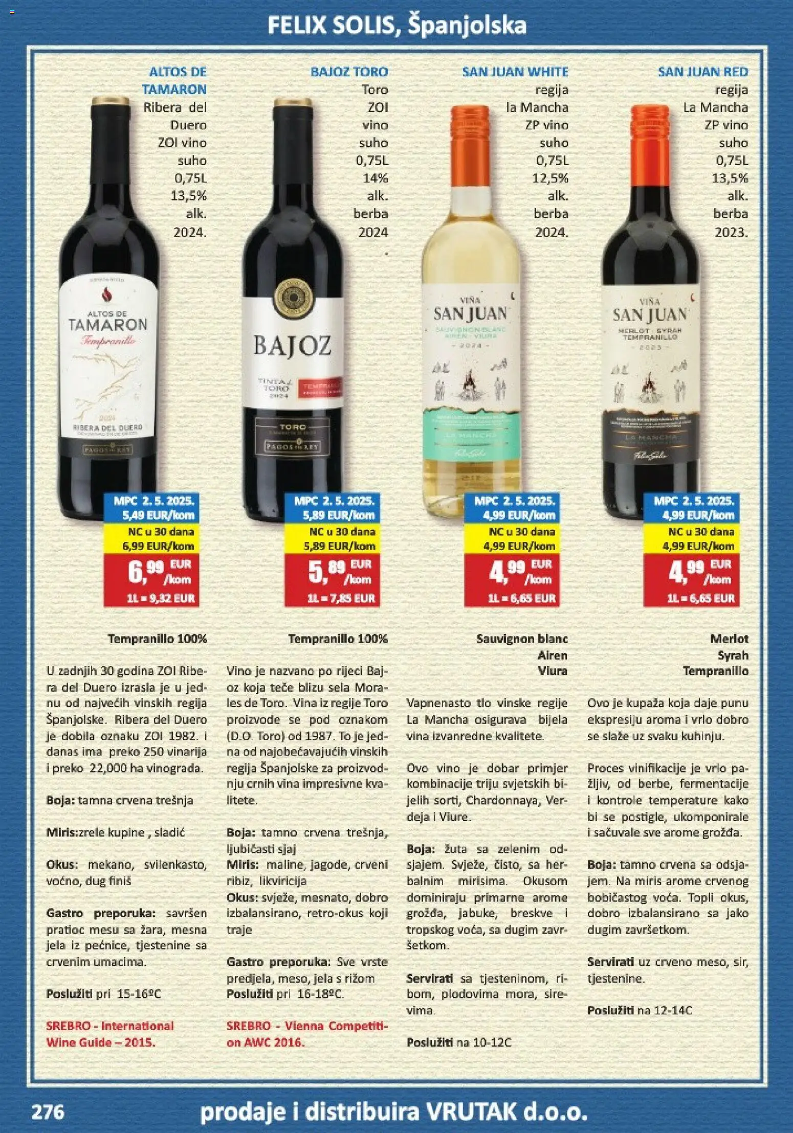 Vrutak katalog | vrijedi od 01.11.2025 | Stranica: 276 | Proizvodi: Miris, Vino