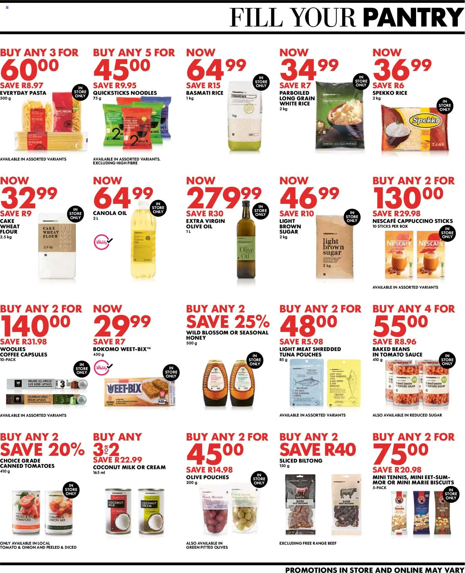 New Woolworths catalogue – valid from 05.01.2026 | Page: 5 | Products: Cake, Tuna, Coffee, Sauce
