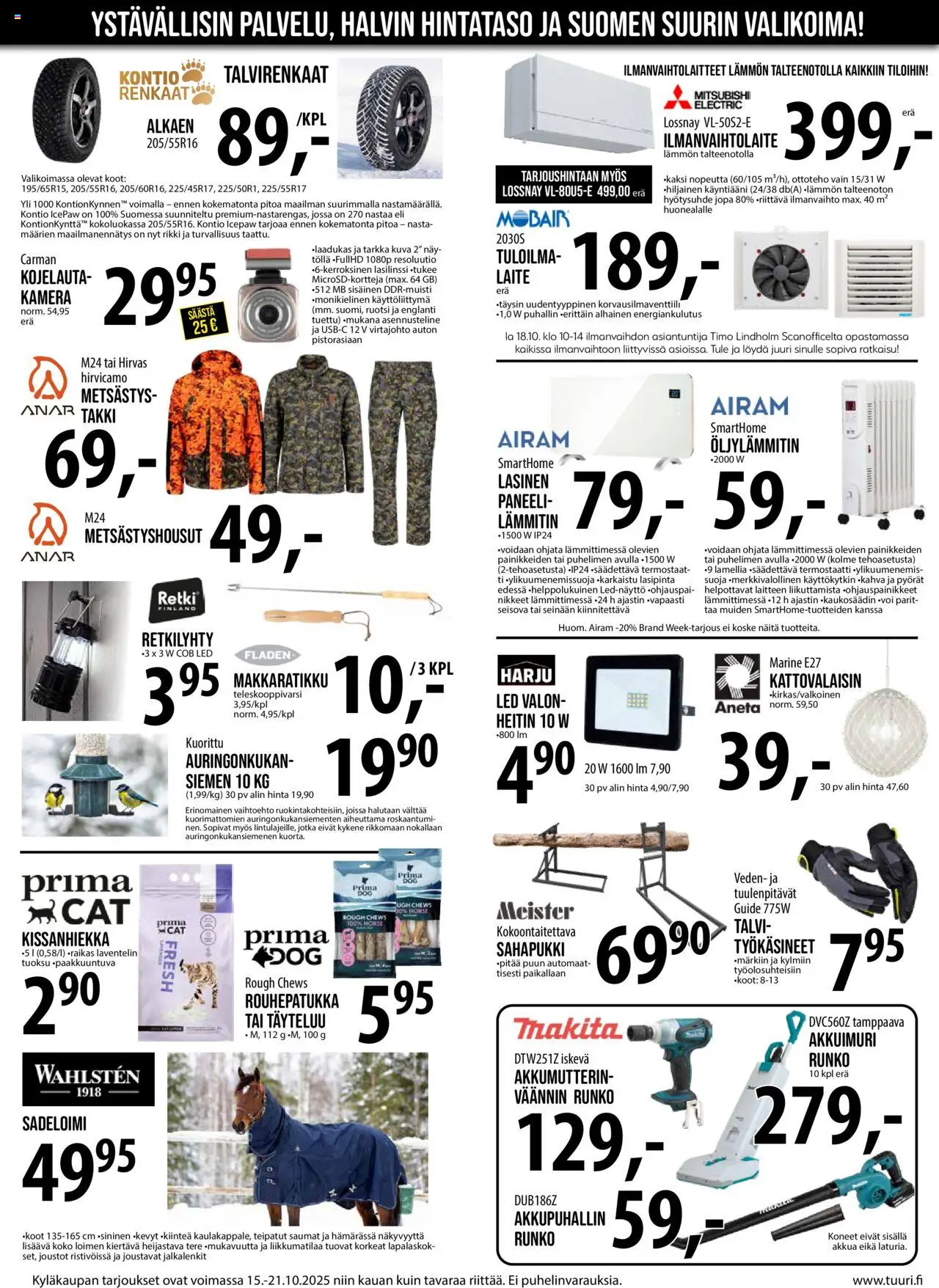 Tuuri tarjoukset – voimassa 15.10.2025 alkaen | Sivu: 11