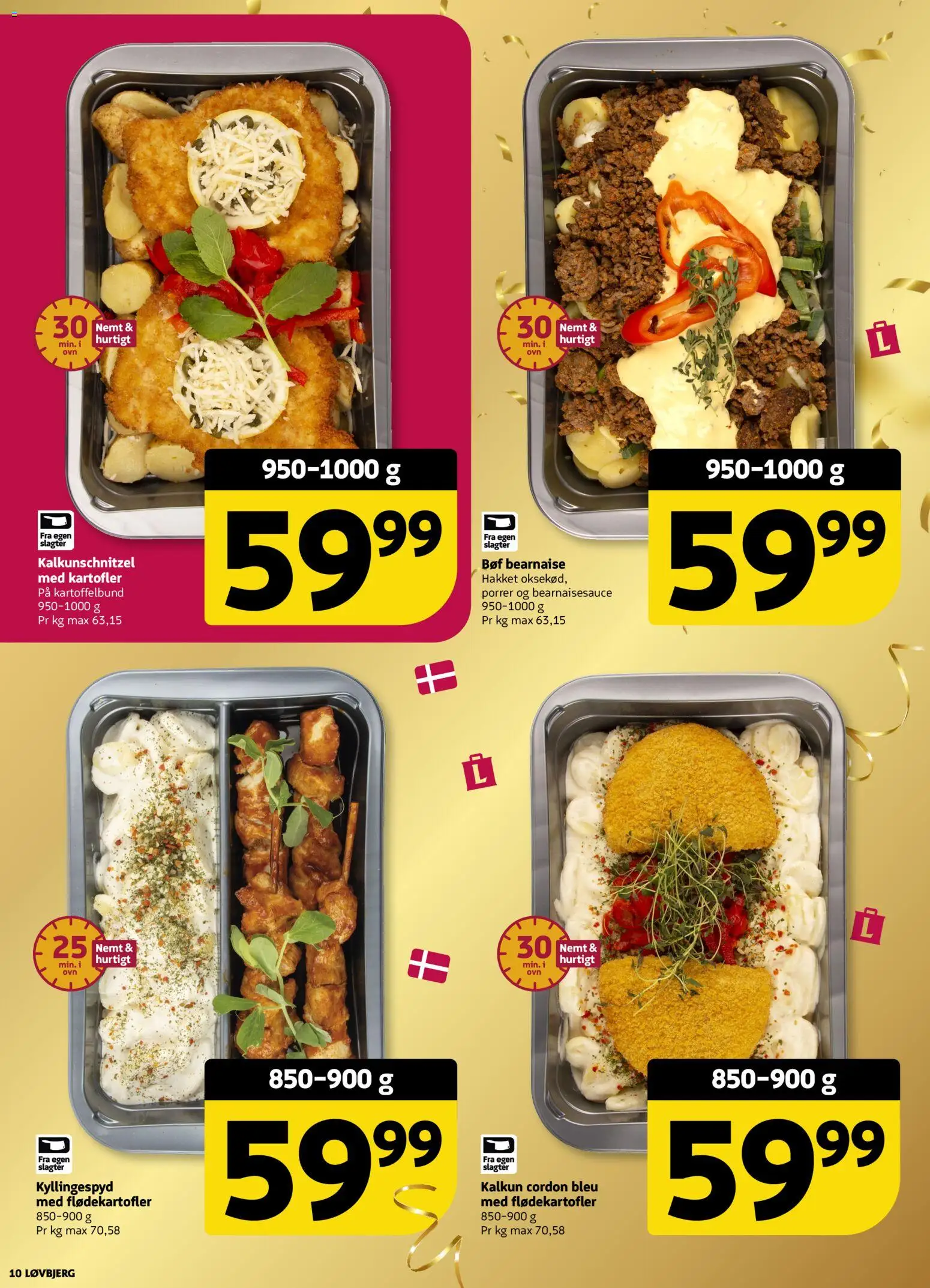 Løvbjerg tilbudsavis – gyldig fra 10.04.2026 | Side: 10 | Produkter: Kalkun, Kartofler, Porrer
