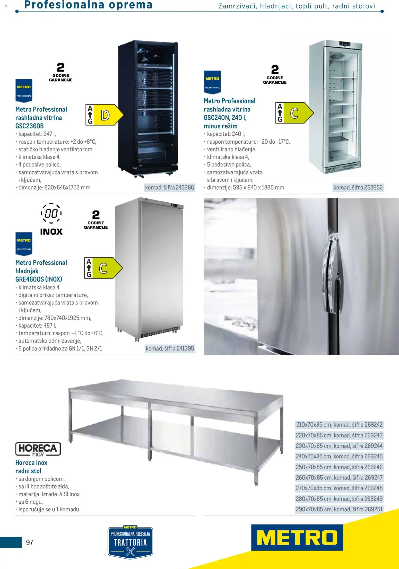 Metro katalog | vrijedi od 05.03.2026 | Stranica: 97 | Proizvodi: Polica, Stol, Vitrina, Vrata