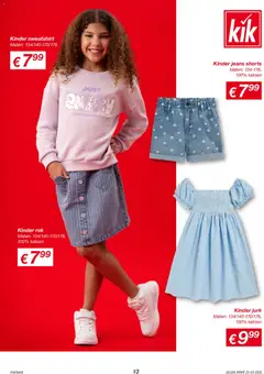 KiK folder - Voorbeeld van een folder van KiK, geldig van 22.03.2026 | Pagina: 13 | Producten: Sweatshirt, Kinder, Jurk