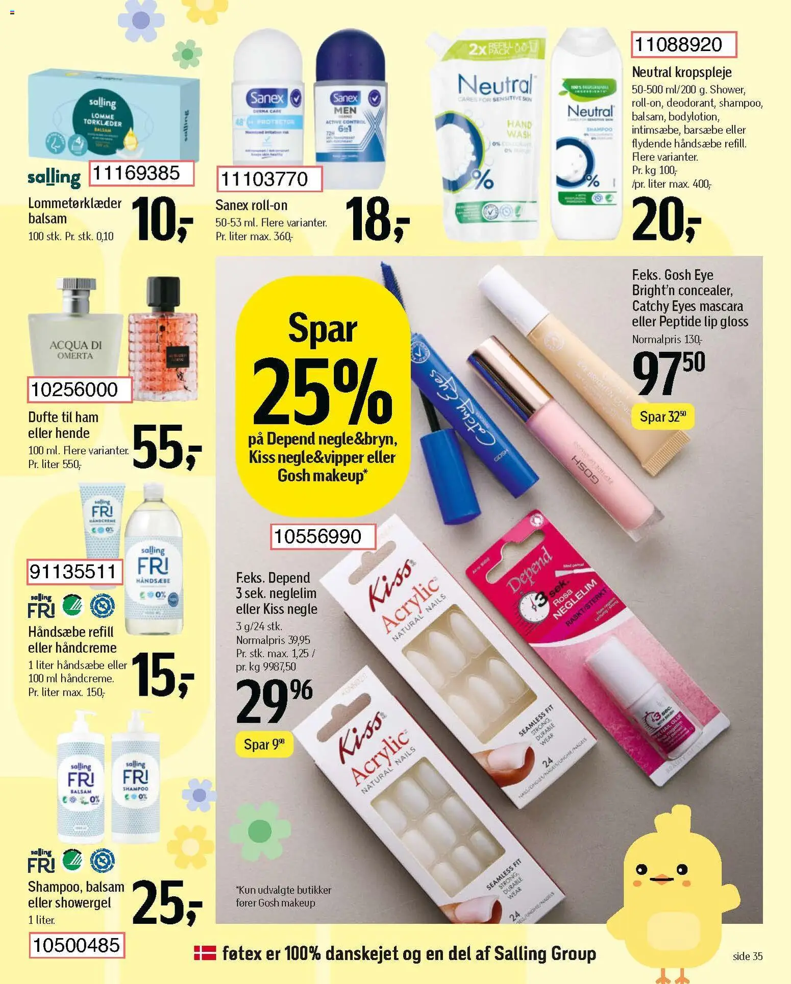 Føtex tilbudsavis – gyldig fra 13.03.2026 | Side: 73 | Produkter: Mascara, Shampoo, Balsam, Håndcreme