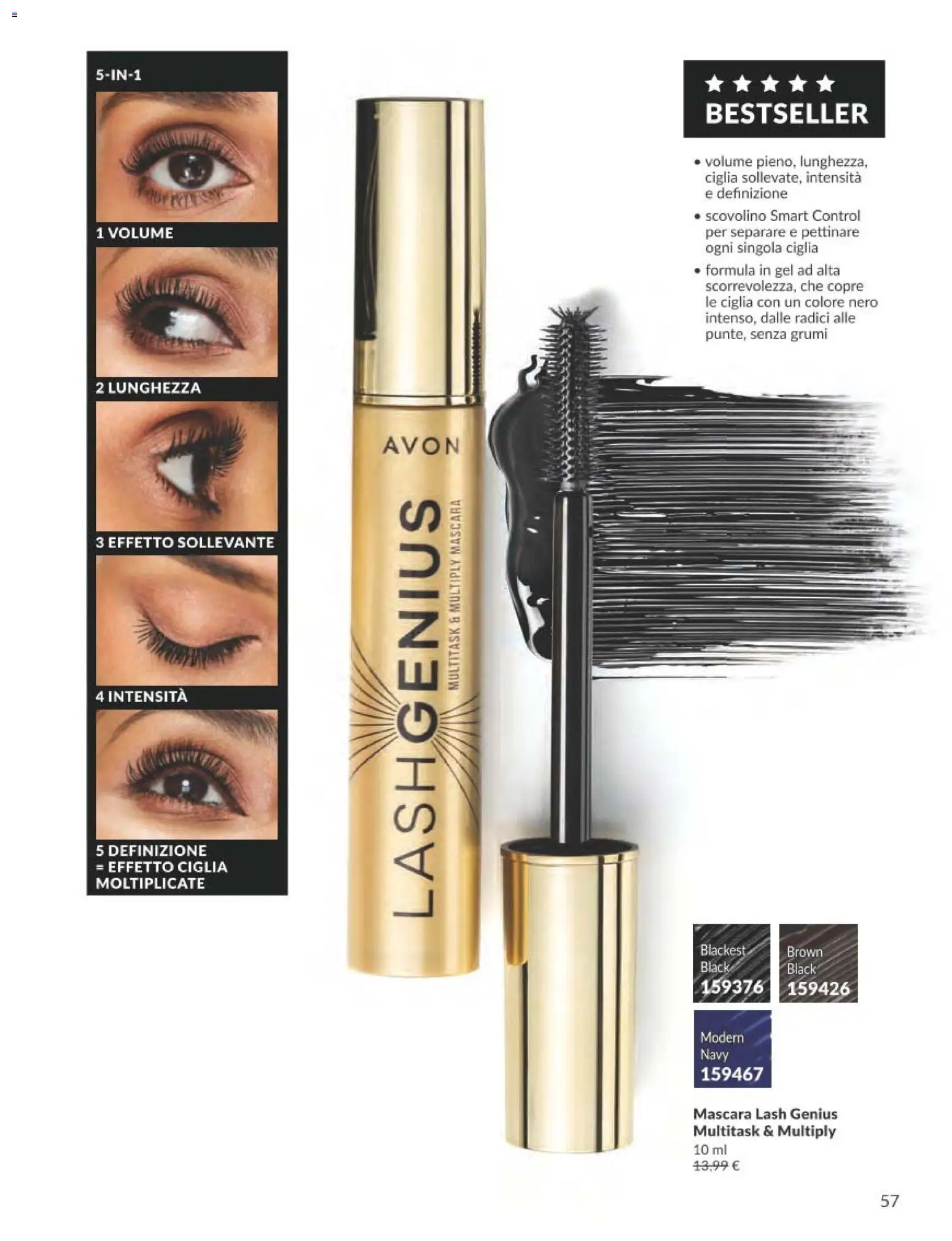 Volantino Avon del 01.12.2025 | Pagina: 57 | Prodotti: Mascara