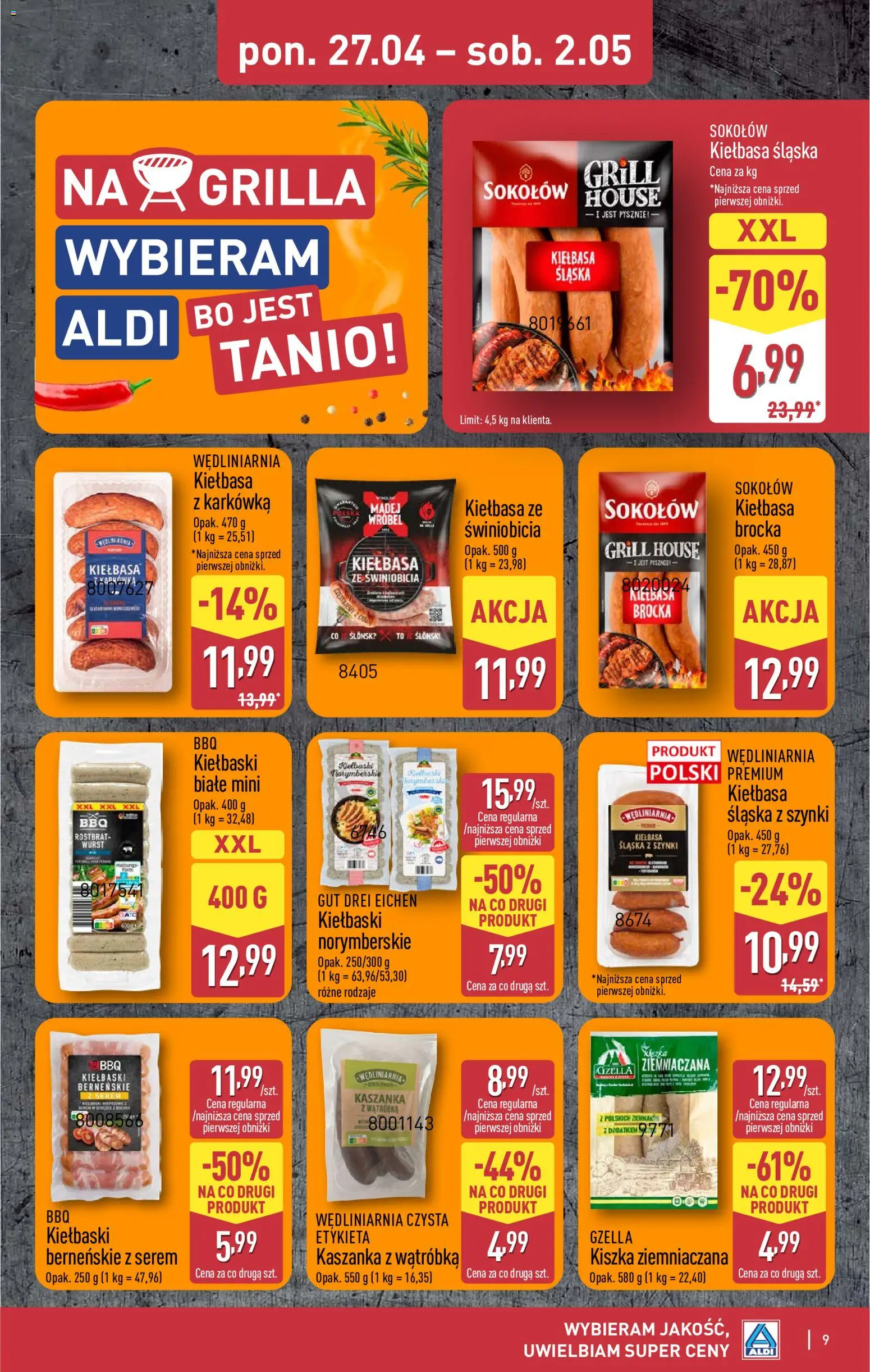 Aldi Polsko leták od 27.04.2026 💥 Nenechte si ujít TOP nabídky! ⭐ | Česko