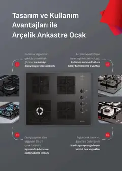 01.12.2025 tarihinden itibaren geçerli olan Arçelik kataloğu önizlemesi | Sayfa: 26 | Ürünler: Ocak