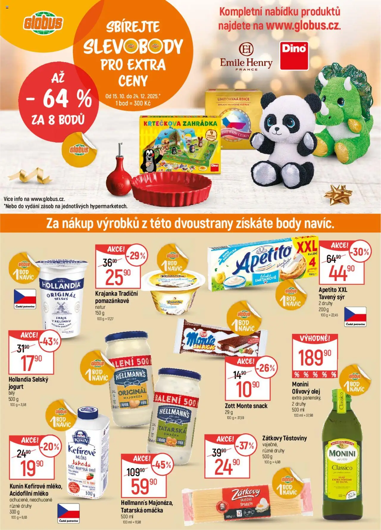 Globus leták od 22.10.2025 | Strana: 12 | Produkty: Olivový olej, Sýr, Jogurt, Tatarská omáčka