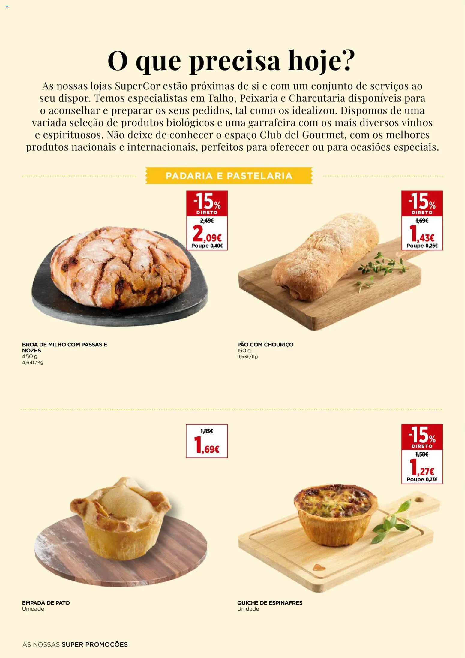 El Corte Ingles folheto │ válido de 31.10.2025 | Página: 2 | Produtos: Espinafres, Padaria, Pão, Nozes
