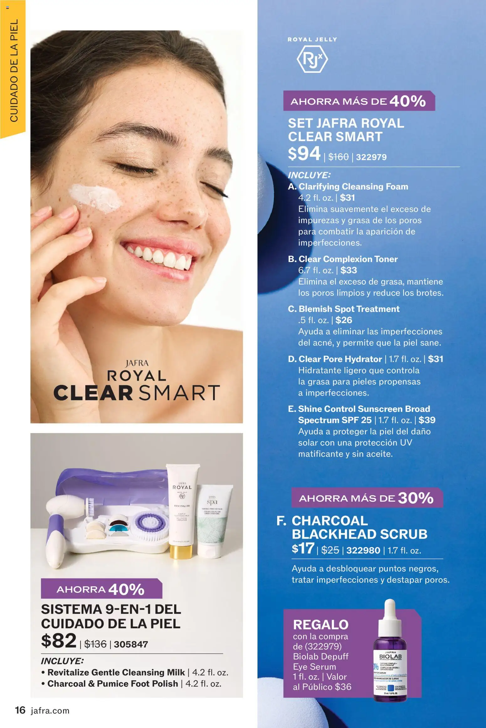 JAFRA folleto │ válido desde el 01.01.2026 | Página: 16 | Productos: Sérum, Toner