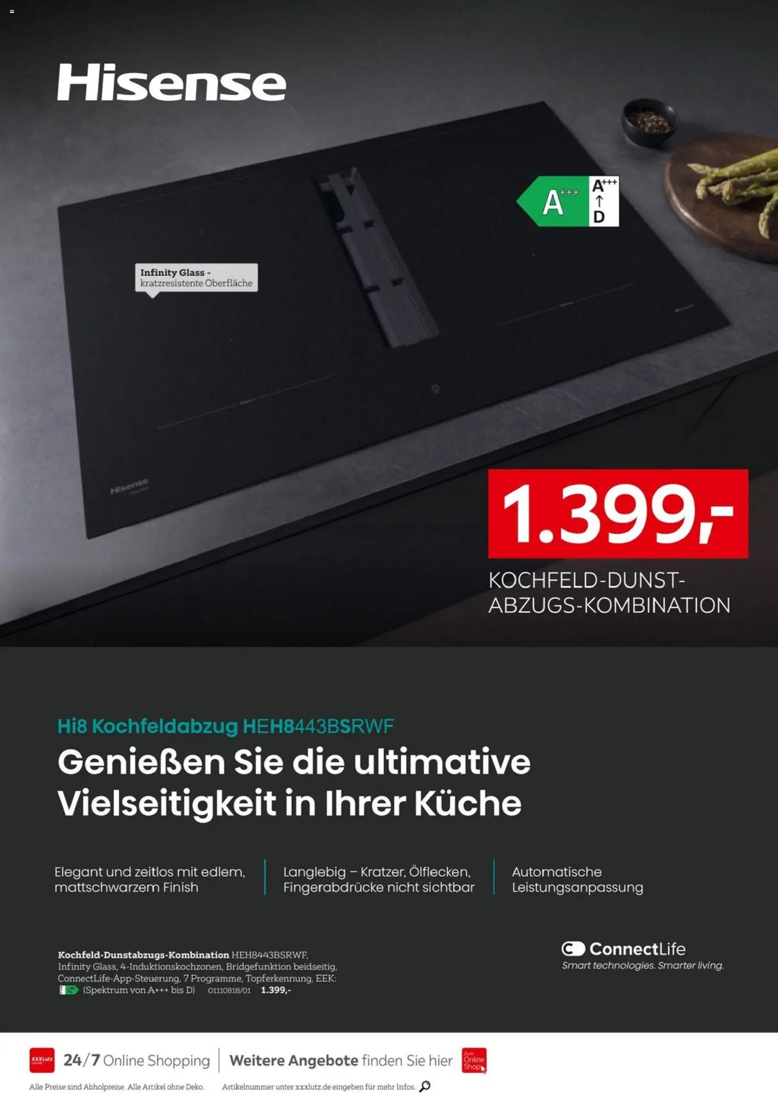 XXXL Lutz - Nr. 1 bei Küchen – gültig ab 27.12.2025 | Seite: 6 | Produkte: Hisense, Küche, Finish
