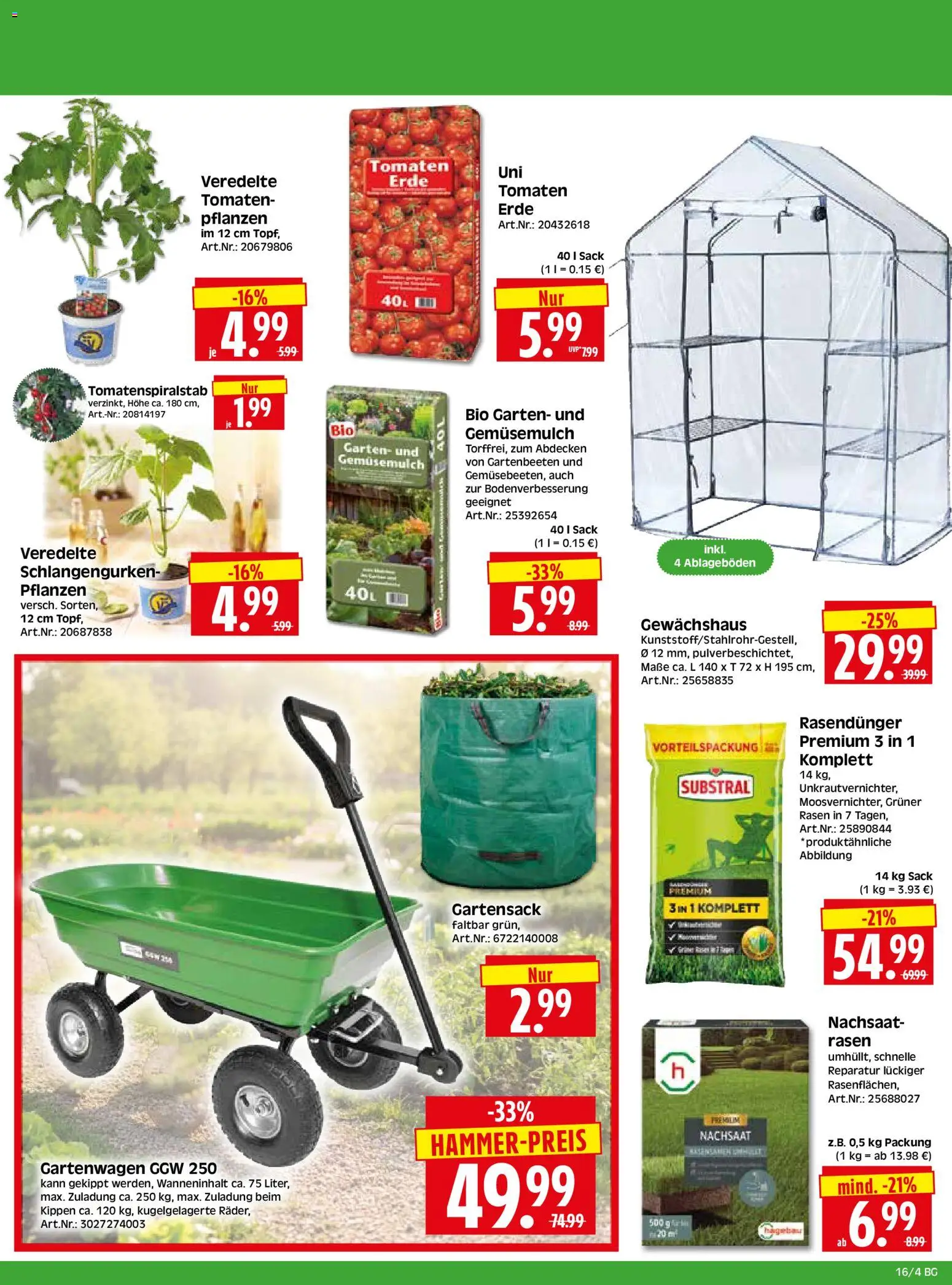 HERKULES Bau & Garten – gültig ab 13.04.2026 | Seite: 4 | Produkte: Tomaten