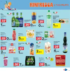 Volantino Carrefour del 10.07.2025 | Pagina: 23 | Prodotti: Tè, Latte, Mandorle, Succo di frutta