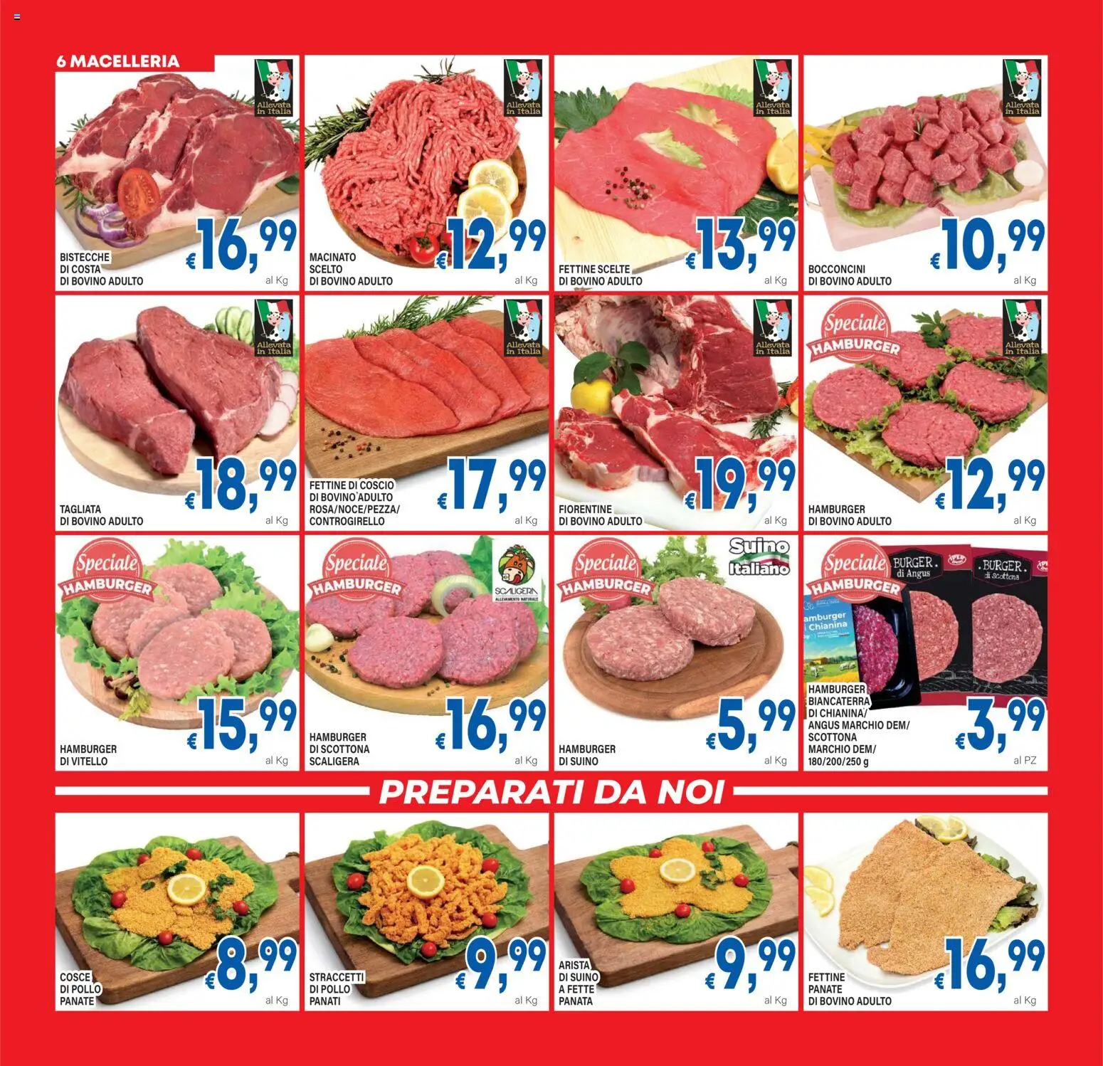 Volantino DEM del 29.04.2026 | Pagina: 6 | Prodotti: Bovino, Suino, Vitello, Macinato