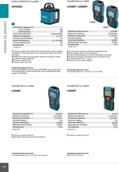 Noul catalog Makita – valabil de la 08.01.2025 | Pagină: 278 | Produse: Ochelari, Telemetru, Baterii, Pește