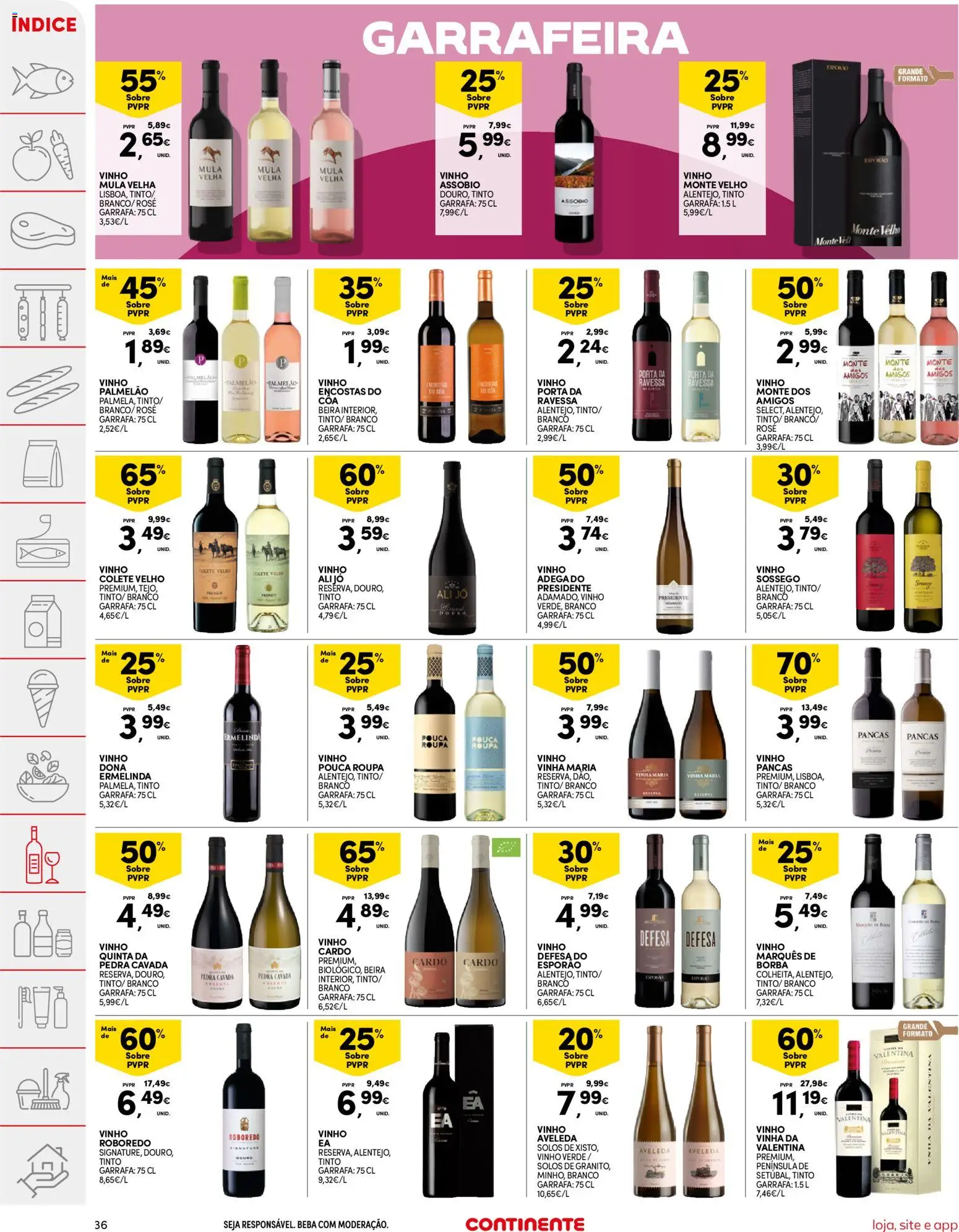Continente folheto │ válido de 04.11.2025 | Página: 36 | Produtos: Porta, Vinho, Colete