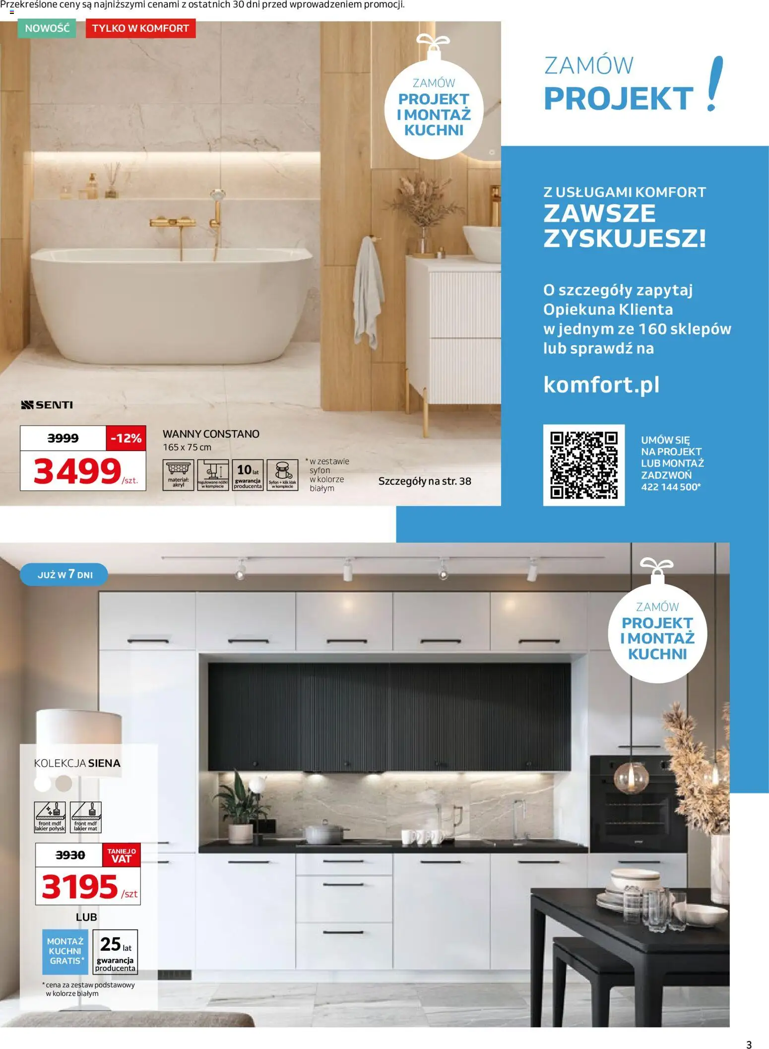 Komfort Gazetka od 03.12.2025 | Strona: 3