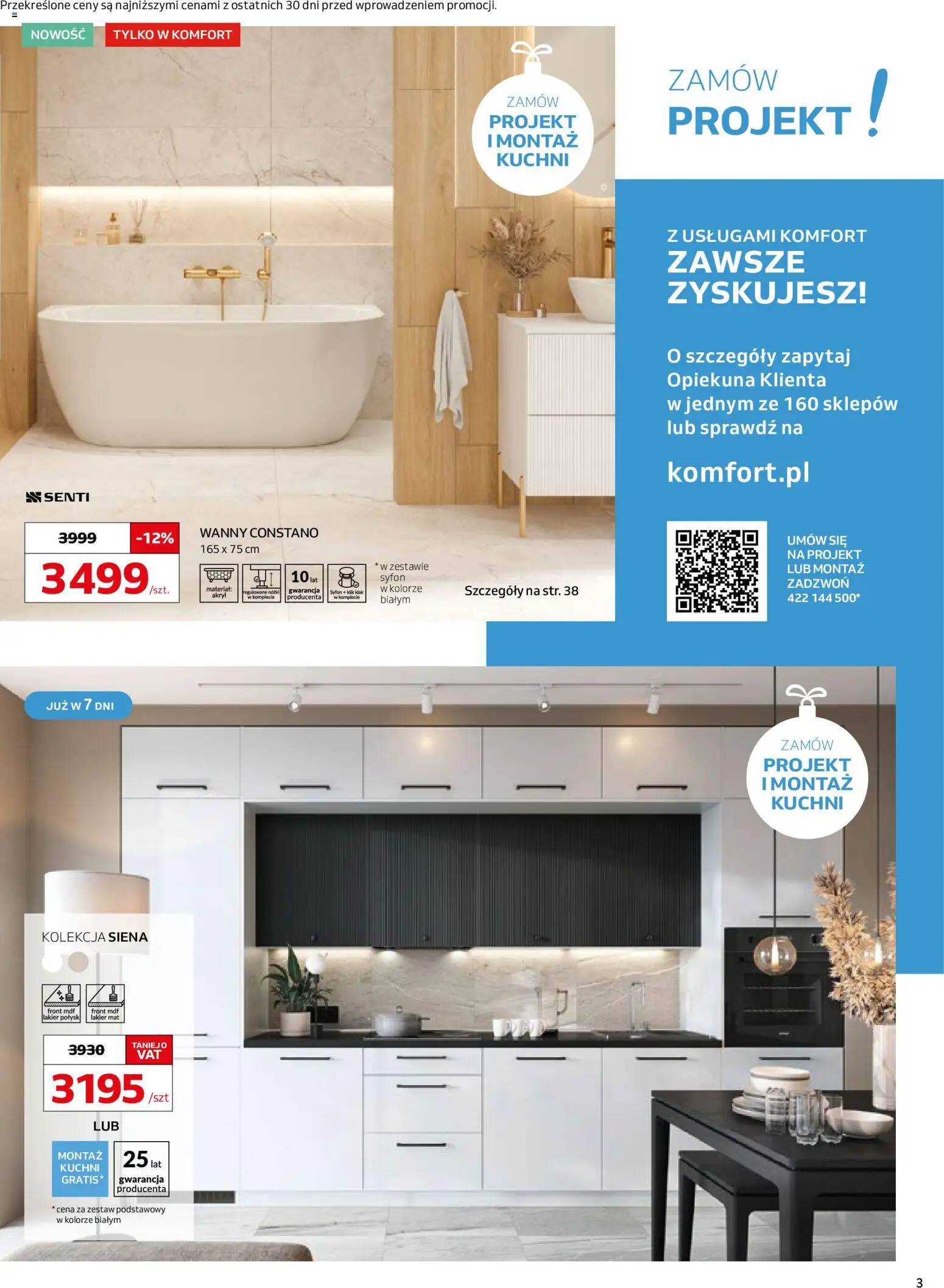 Komfort Gazetka od 03.12.2025 | Strona: 3