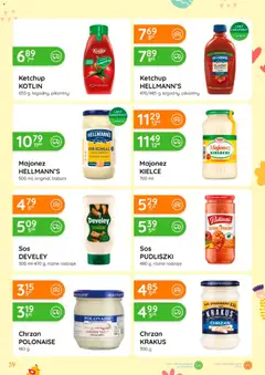 Pogląd oferty "Eurocash gazetka - Oferta Produktowa" - ważna od 05.03.2026 | Strona: 39 | Produkty: Ketchup, Chrzan, Majonez