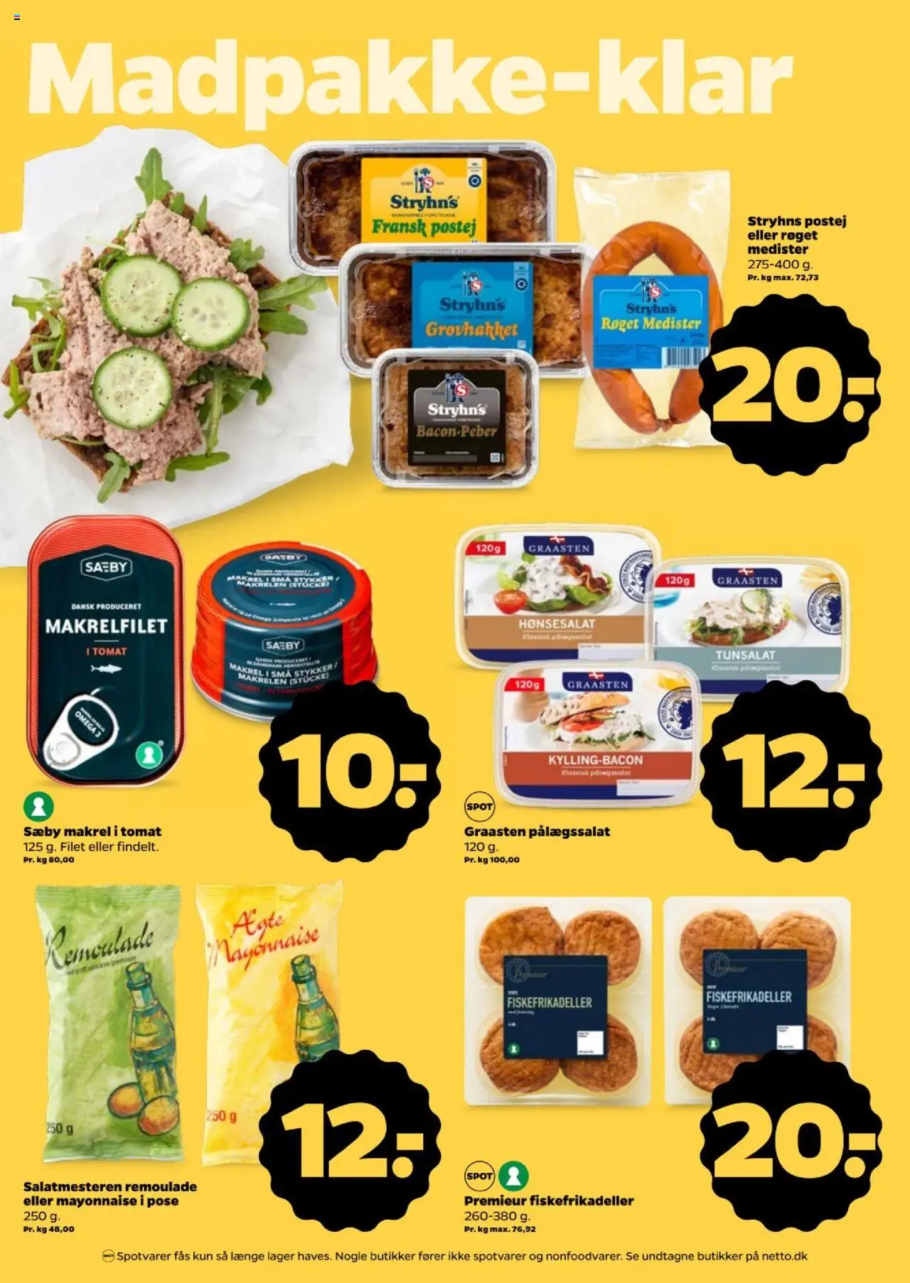 Netto Tilbudsavis gyldig fra 09.08.2025 | Side: 2 | Produkter: Makrel, Remoulade, Fiskefrikadeller
