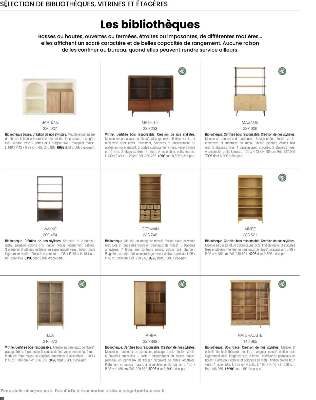 {H1} | Page: 70 | Produits: Plateau, Porte, Étagère, Portes