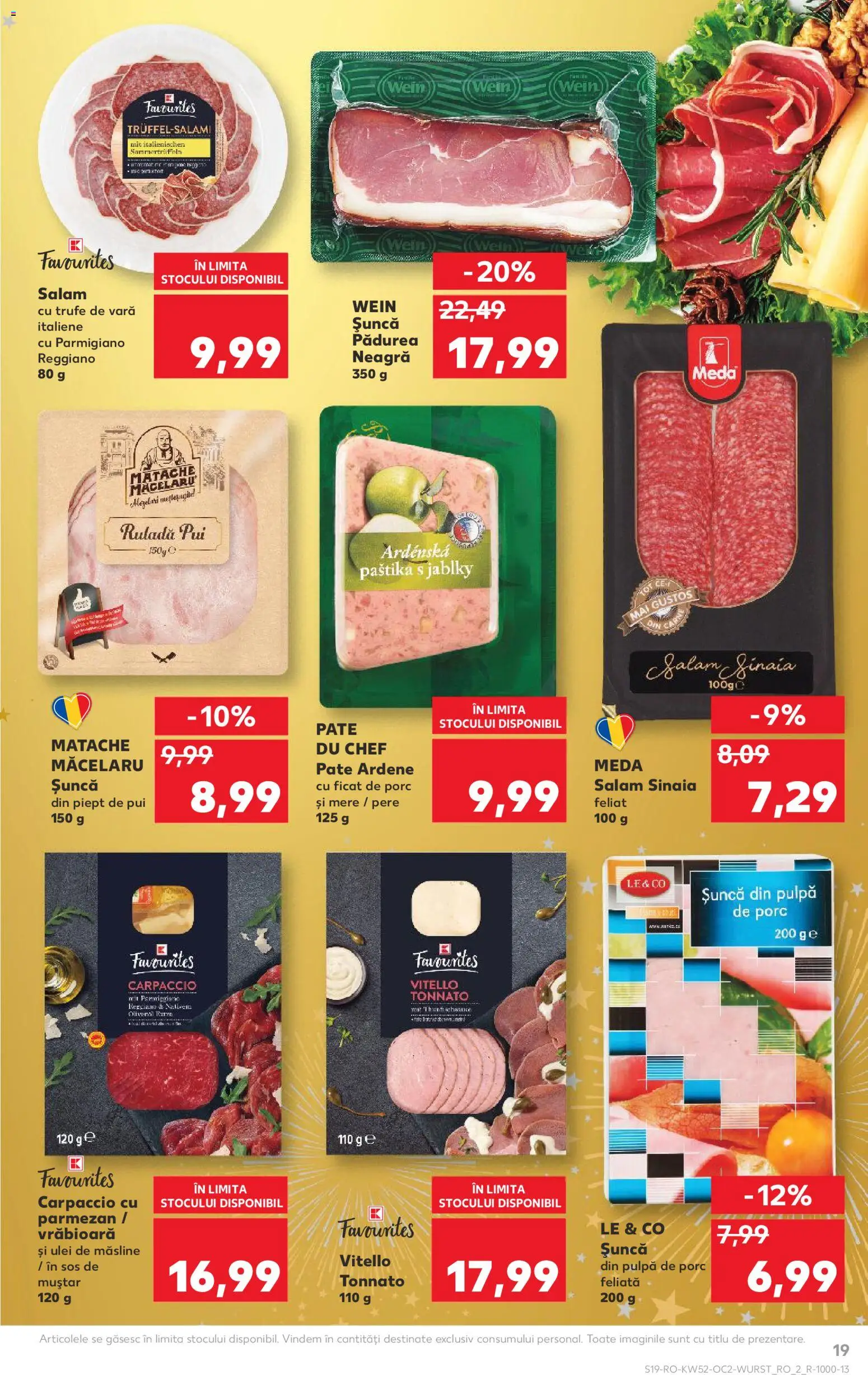 Kaufland RO akciós ujság - amely érvényes a következő dátumtól: 24.12.2025 | Oldal: 19 | Termékek: Mustár