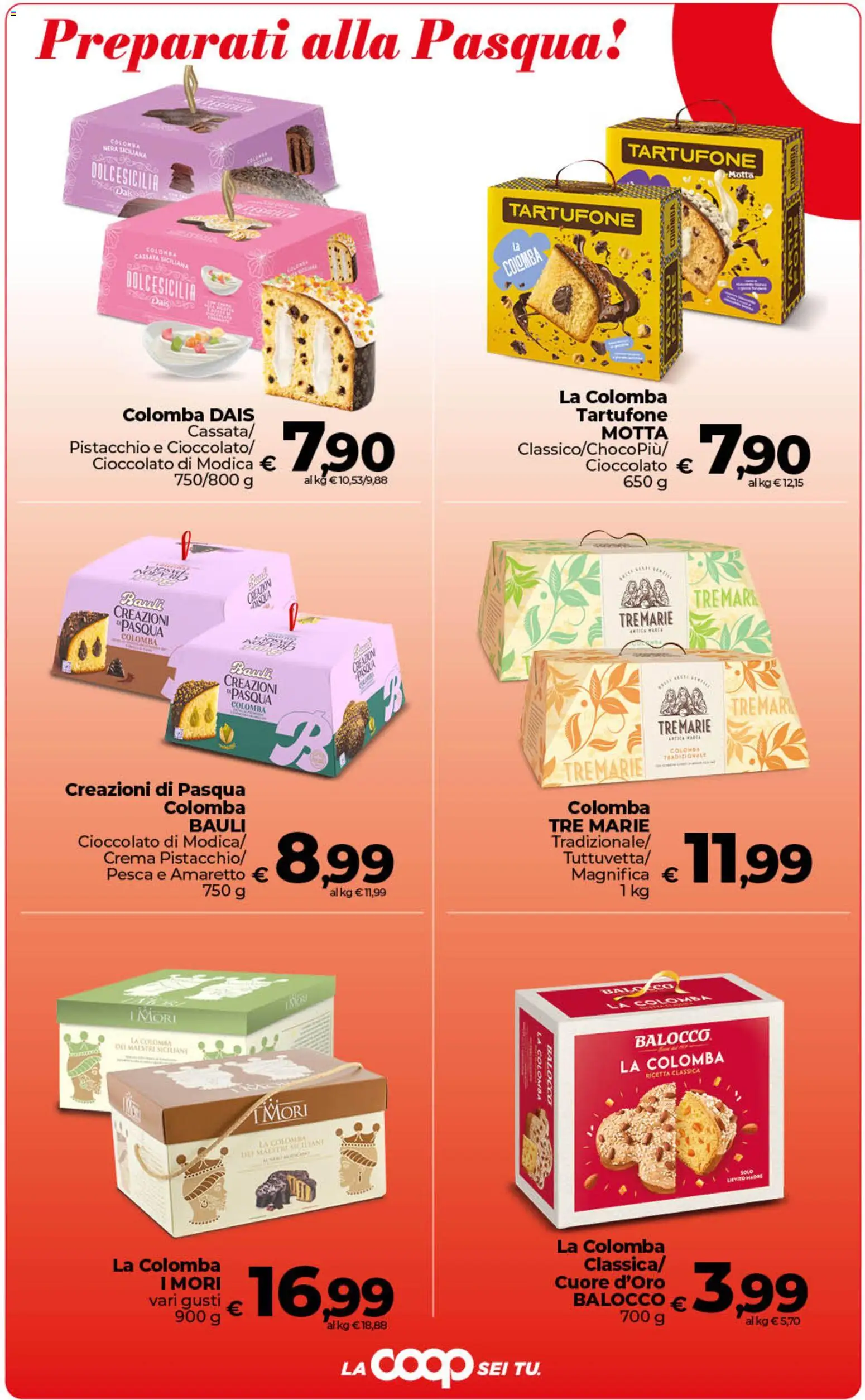 Volantino COOP del 17.03.2026 | Pagina: 8 | Prodotti: Crema, Cioccolato, Pesca