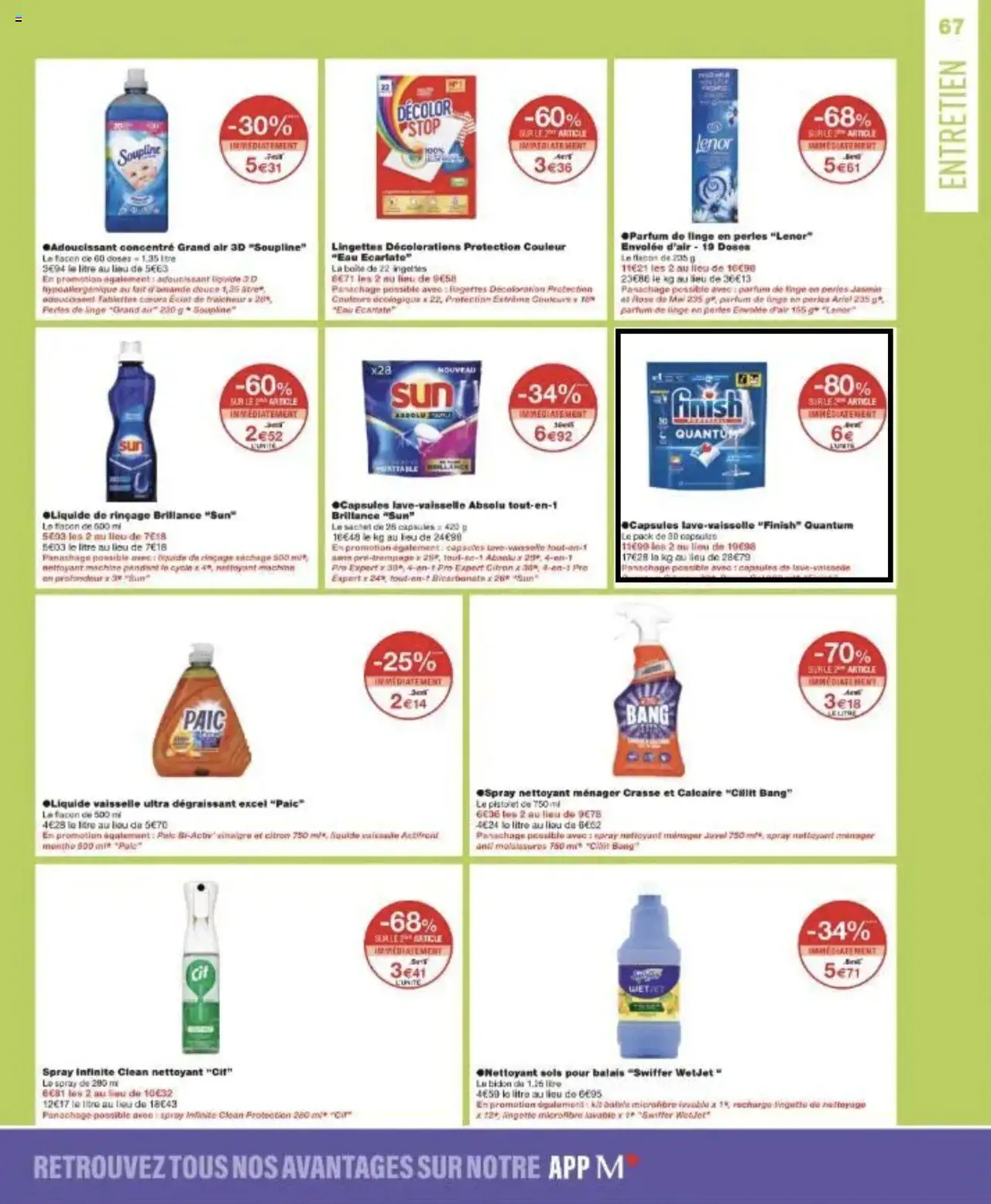  | Page: 67 | Produits: Menthe, Parfum, Soupline, Vinaigre
