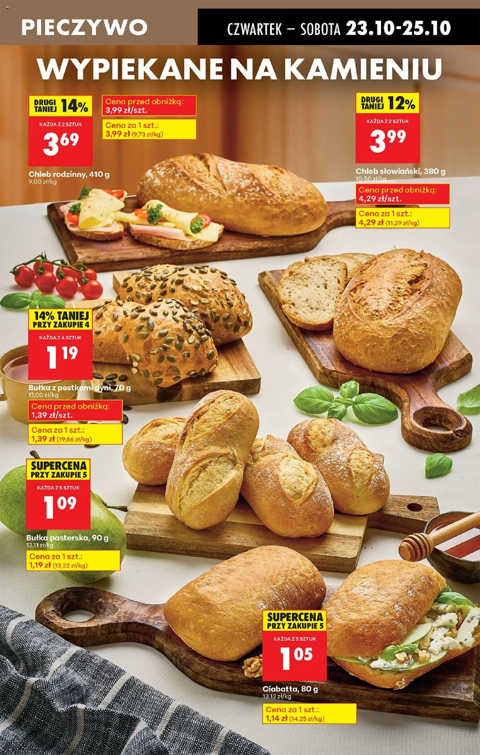 Biedronka gazetka - Oferta w tym tygodniu od 23.10.2025 | Strona: 35 | Produkty: Pieczywo, Bułka, Chleb