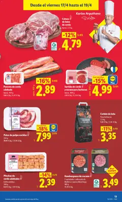 Vista previa Cabeza de lomo de cerdo, Aprox. 2,5 kg válido desde el 13.04.2026 | Página: 23 | Productos: Queso, Cerdo, Σοκολατούχο γάλα, Sobrasada