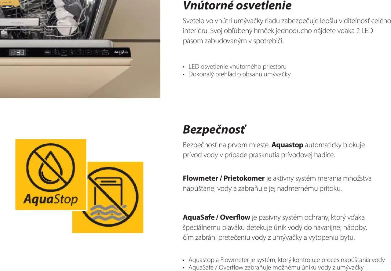 Whirlpool Nové vstavané a voľne stojace modely umývačiek │ platný od 01.01.2025 | Strana: 12 | Produkty: Led osvetlenie, Osvetlenie