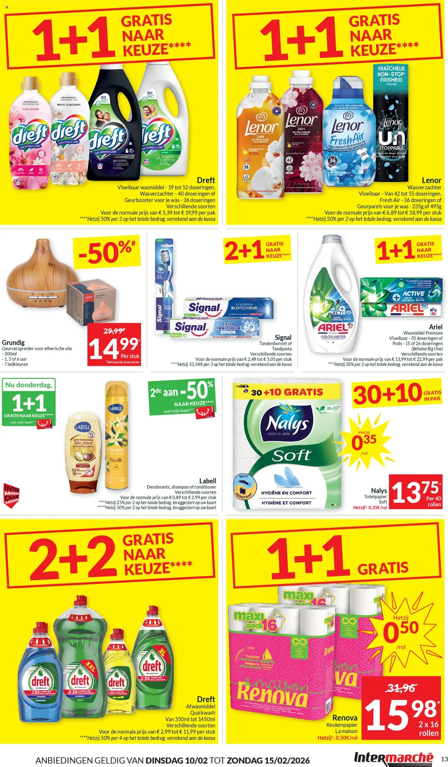 {H1} | Pagina: 13 | Producten: La, Toiletpapier, Kaart, Tandenborstel