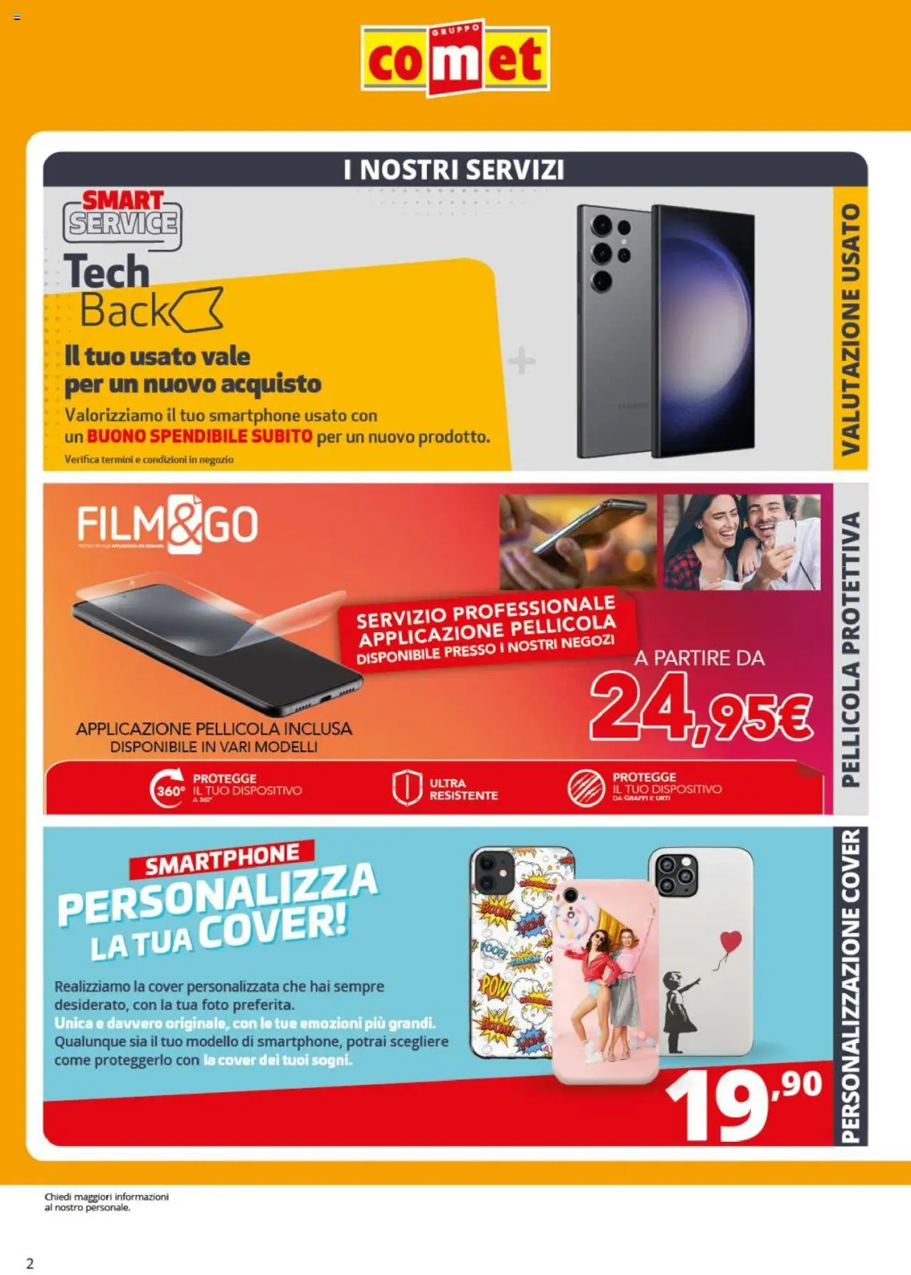 Volantino Comet del 15.09.2025 | Pagina: 2 | Prodotti: Smartphone, Pellicola