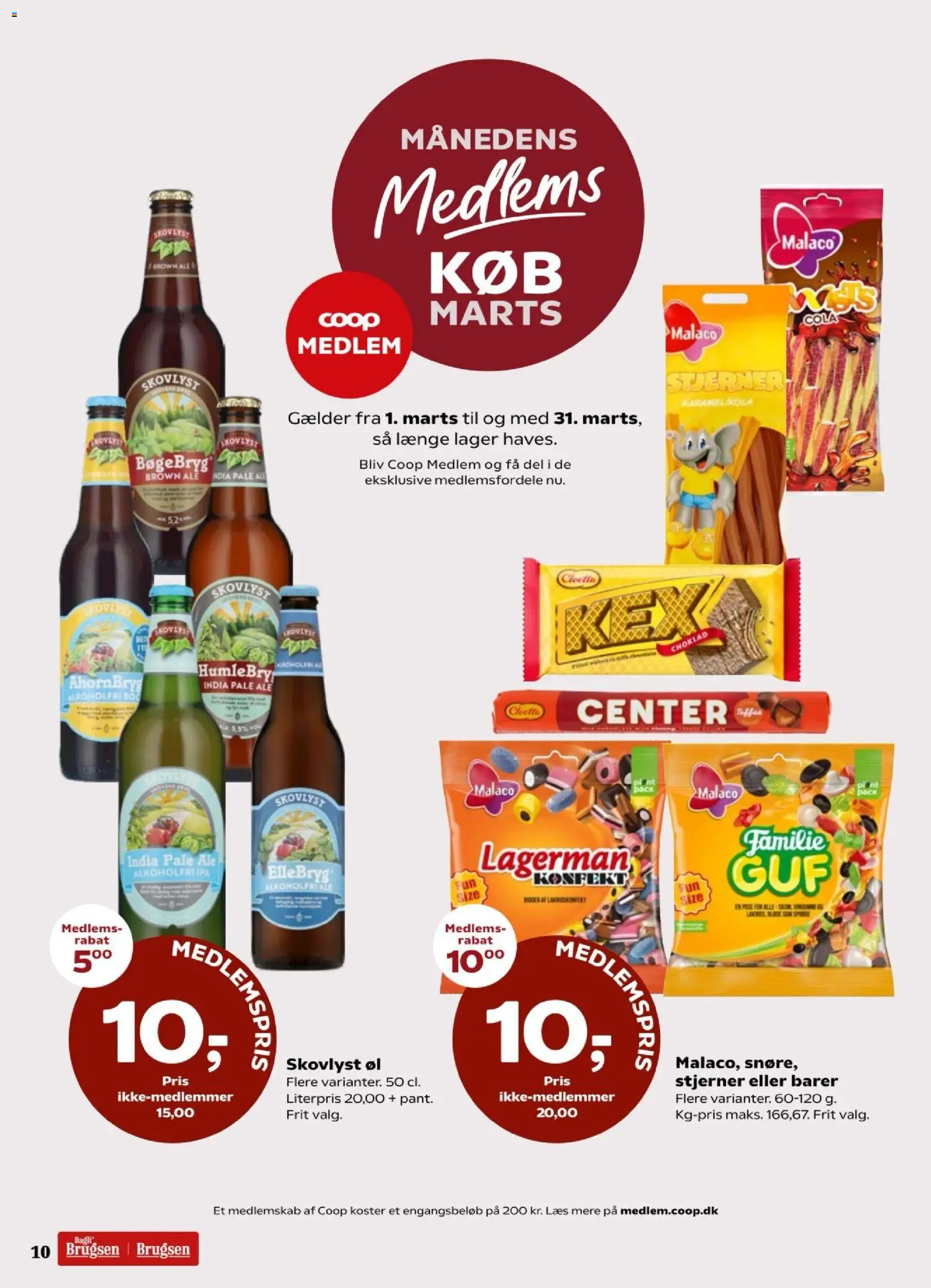 Dagli'Brugsen tilbudsavis – gyldig fra 27.02.2026 | Side: 10 | Produkter: Øl, Cola