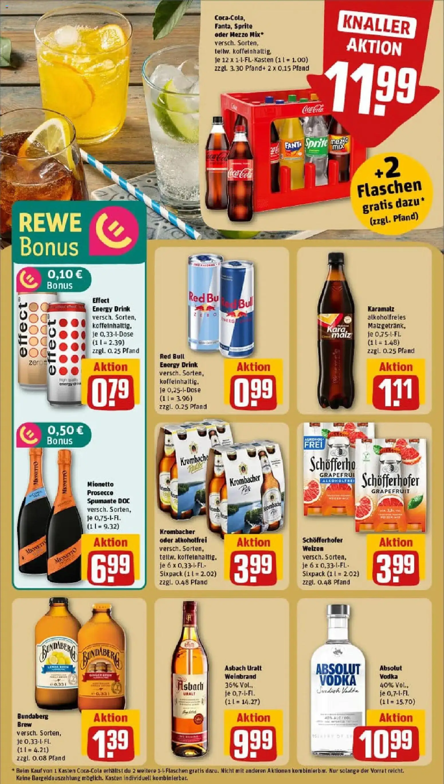 Rewe prospekt Frankfurt / Praunheim	 – gültig ab 26.01.2026 | Seite: 13 | Produkte: Red bull, Energy, Krombacher, Asbach
