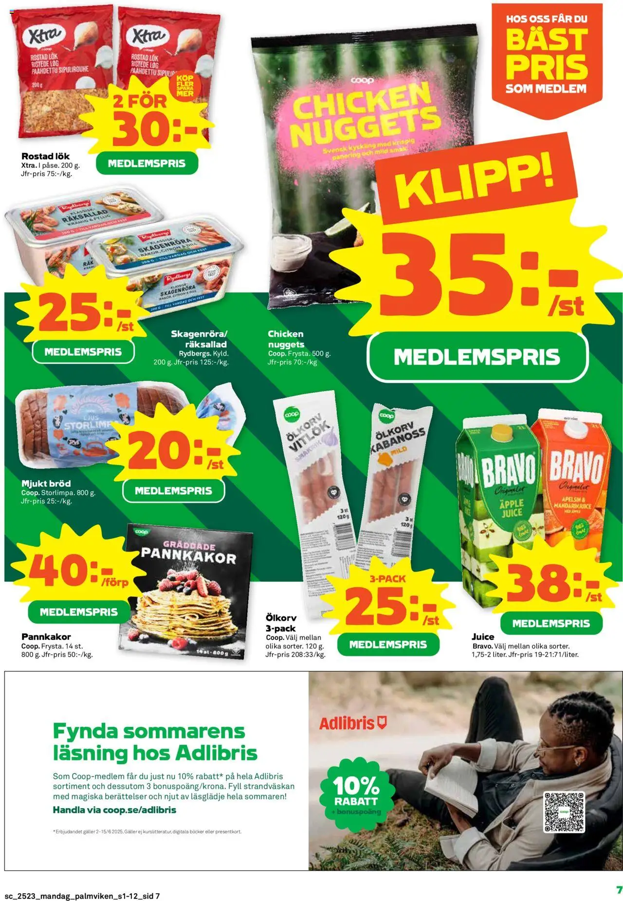 Stora Coop reklamblad aktuell från 02.06.2025 | Sida: 7 | Produkter: Galler, Rostad lök, Vitlök, Citron