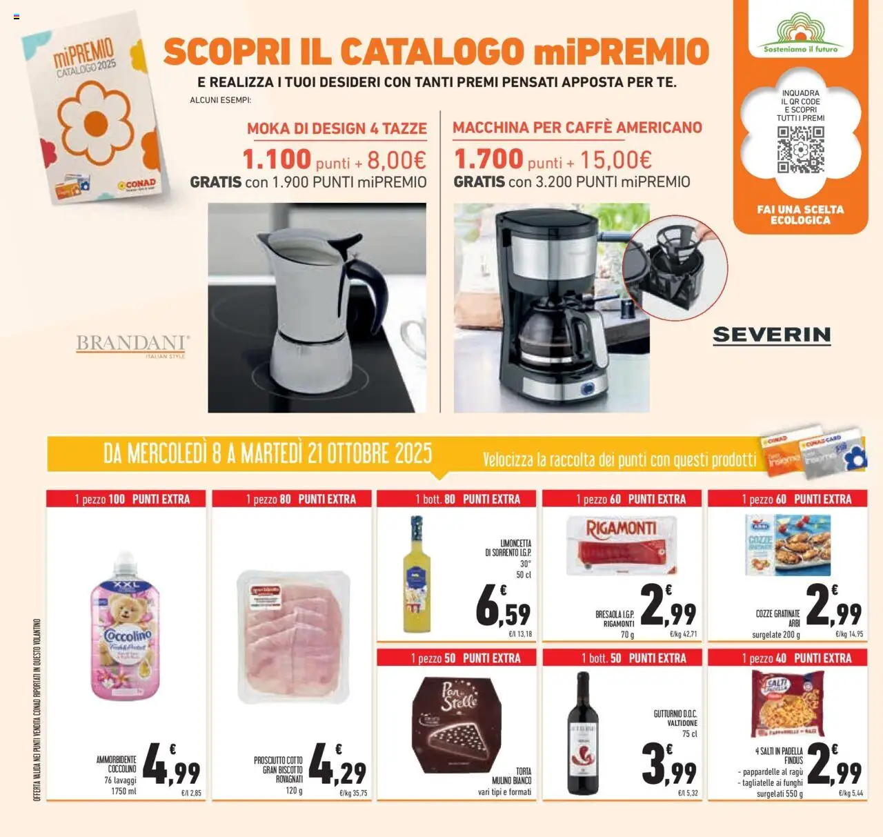 Volantino Conad del 08.10.2025 | Pagina: 38 | Prodotti: Ammorbidente, Cozze, Prosciutto, Ragú
