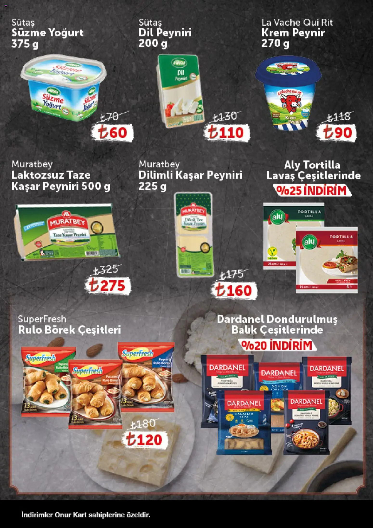 Onur Market Katalog - Gurme - 10.02.2026 tarihinden itibaren geçerlidir | Sayfa: 4 | Ürünler: Krem, Peynir, Yoğurt, Balık