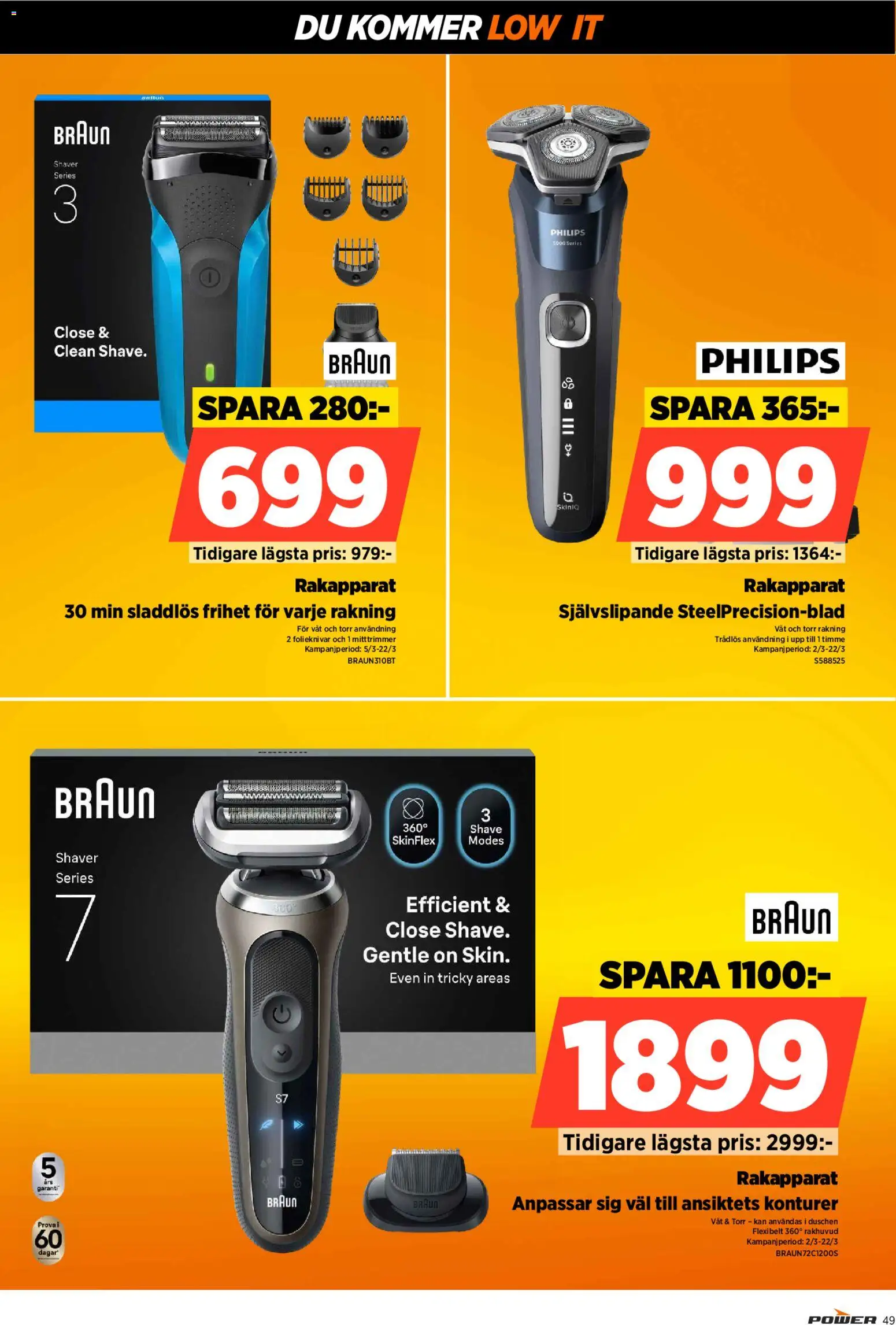 Power reklamblad aktuell från 02.03.2026 | Sida: 49 | Produkter: Rakapparat