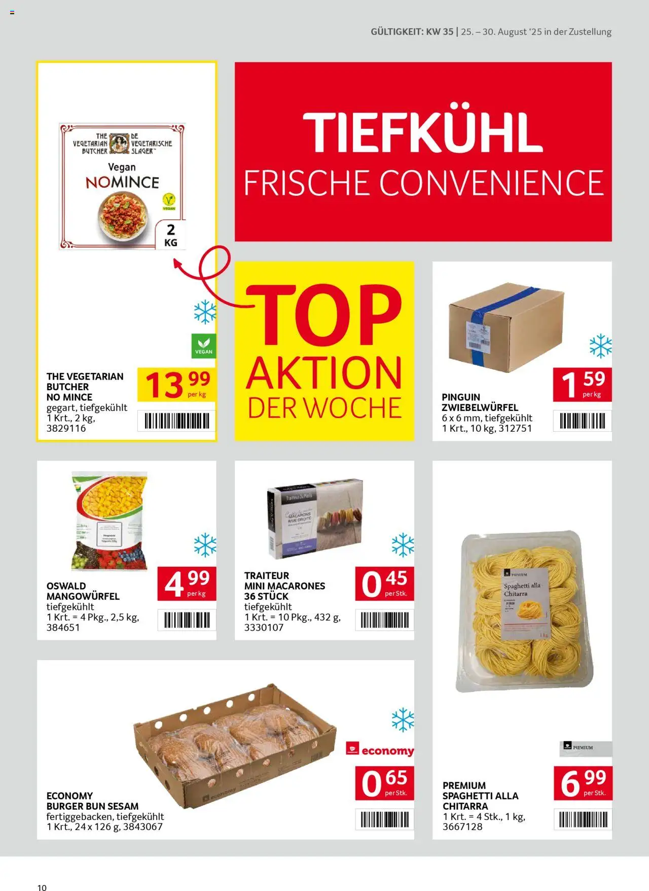 Transgourmet Zustellaktion gültig ab 24.08.2025 | Seite: 10 | Produkte: Hajdina liszt